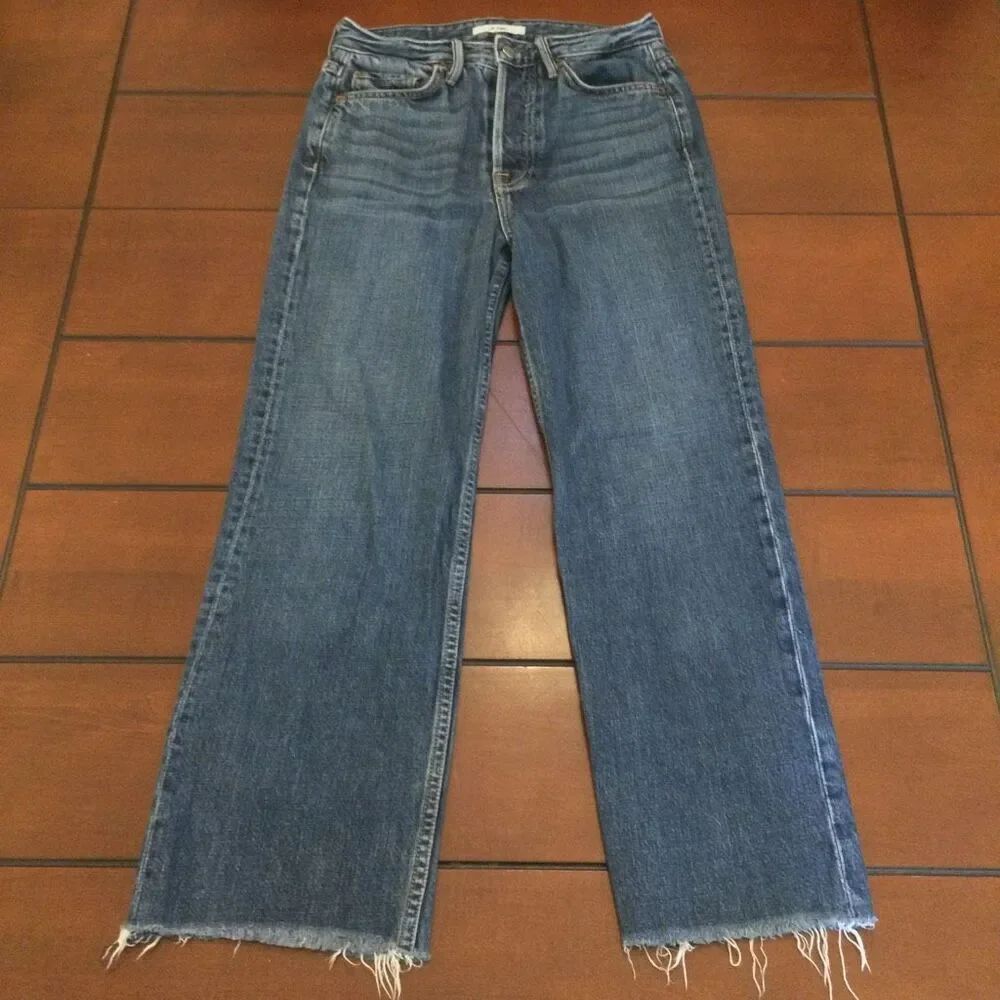Grlfrnd Bobbi jeans raw hem 25 buttonfly